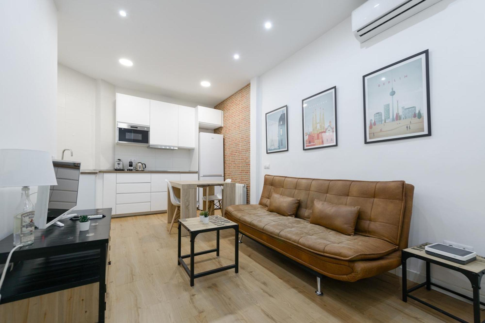 Апартаменты Avila Calle, Precioso Estudio En Santiago Bernabeu-Estrecho En Segundo Piso Sin Ascensor Мадрид Экстерьер фото