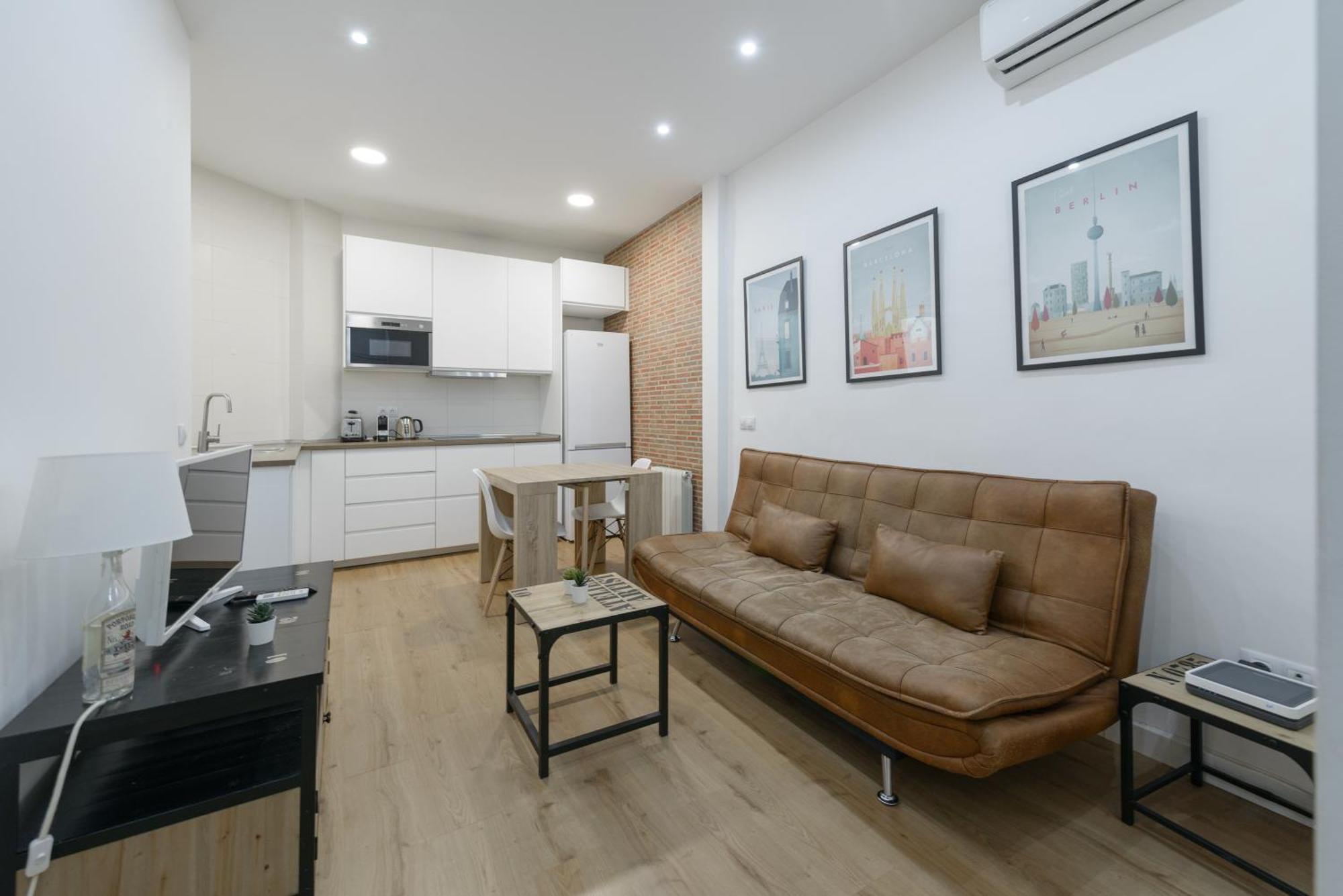 Апартаменты Avila Calle, Precioso Estudio En Santiago Bernabeu-Estrecho En Segundo Piso Sin Ascensor Мадрид Экстерьер фото